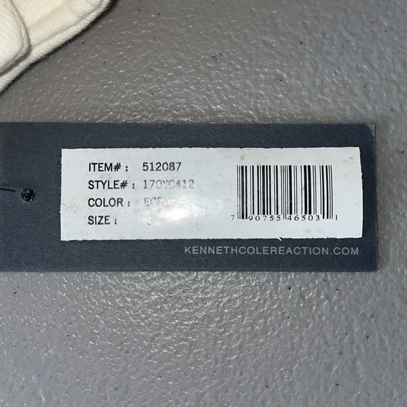 Kenneth Cole Reaction Womens Cream Pea Coat Size Small NWT - Picture 10 of 10